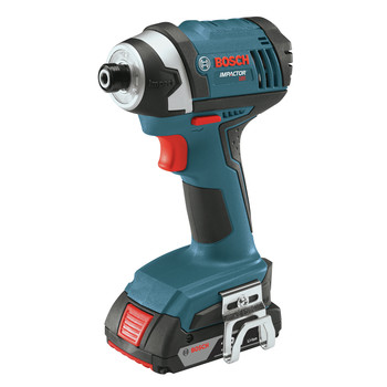 Factory Reconditioned Bosch 18V Lithium-Ion Compact Tough 1/4 in. Hex Impact Driver Kit