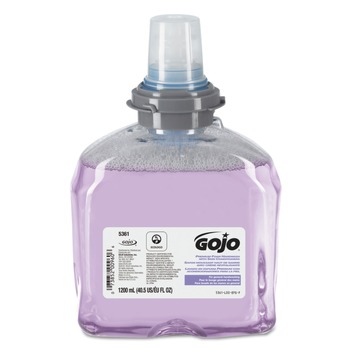 GOJO Industries 5361-02 1200 mL TFX Luxury Foam Hand Wash Dispenser - Fresh Scent (2/Carton)
