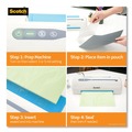 Office Jansan | Scotch TP3856-25 11.5 in. x 17.5 in. 3 mil Laminating Pouches - Gloss Clear (25/Pack) image number 2