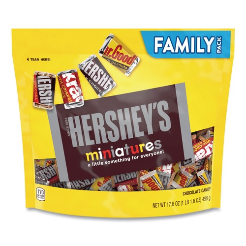 Snacks | Green Rabbit 21491 17.6 oz. Bag Miniatures Variety Family Pack - Assorted Chocolates image number 0