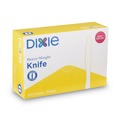 Cutlery | Dixie KH207 Heavyweight Plastic Cutlery Knives - White (100/Box) image number 2