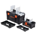 Tool Chests | Black & Decker BDST60129AEV 19 in. and 12 in. Toolbox Bundle with Inner Tray image number 2