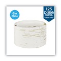 Bowls and Plates | Dixie SXP6WS 5.88 in. dia. Pathways Soak Proof Shield Heavyweight Paper Plates - White/Brown/Gold (125-Piece/Pack) image number 2
