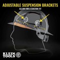 Hard Hats | Klein Tools 60407RL Vented Full Brim Hard Hat with Rechargeable Headlamp - White image number 10