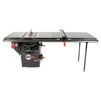 SawStop 110V Single Phase 1.75 HP 14 Amp 10 in. Professional Cabinet Saw with 52 in. Professional Series T-Glide Fence System