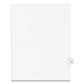 Office Jansan | Avery 01070 11 x 8.5 Preprinted Legal Exhibit 70 Side Tab Index Dividers - White (25/Pack) image number 0