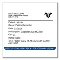Office & Office Supplies | DYMO 2187328 2.75 in. x 2.12 in. Veterinary Prescription Labels for LabelWriter Label Printers - Black/White (6/Pack) image number 3