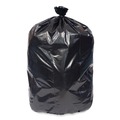 Trash Bags | Pitt Plastics PCRL3858SHK 38 in. x 58 in. 1.35 mil 60 gal. Eco Strong Plus Can Liners - Black (100/Carton) image number 1