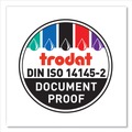 Stamps & Stamp Supplies | Trodat P5430BL 1 in. x 1.63 in. Professional Replacement Ink Pad for Trodat Custom Self-Inking Stamps - Blue image number 3