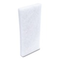 New Year New Savings! Save $25 off $150 | Boardwalk 7100360064 4.62 x 10 Fine Grade Utility Pad - White (10/Carton) image number 3