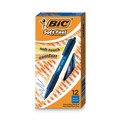 Office Jansan | BIC SCSM11 BLU Soft Feel 1 mm Medium Ballpoint Pen - Blue Ink/Blue Barrel (1-Dozen) image number 0