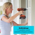 Clearance Center | Black & Decker BD4KITCDCMSL 20V MAX Lithium-Ion Cordless 4-Tool Combo Kit with 2 Batteries (1.5 Ah) image number 12