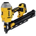 Framing Nailers | Factory Reconditioned Dewalt DCN21PLM1R 20V MAX Lithium-Ion 21-Degree Plastic Collated Framing Nailer Kit (4 Ah) image number 1