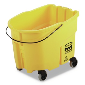Rubbermaid Commercial WaveBrake 2.0 8.75 gal Plastic Bucket - Yellow