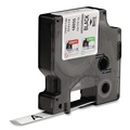 Labels | DYMO 18055 0.5 in. x 5 ft. Rhino Heat Shrink Tubes Industrial Label Tape - White/Black Print (1-Roll) image number 1