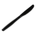 Cutlery | Dixie KH517 Heavyweight Knives Plastic Cutlery - Black (1000/Carton) image number 5