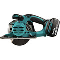 Circular Saws | Makita XSC03T 18V LXT Lithium-Ion Cordless 5-3/8 in. Metal Cutting Saw Kit with Electric Brake and Chip Collector (5 Ah) image number 2