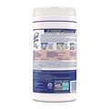 Hand Wipes | LYSOL Brand 19200-81700 7 in. x 7.5 in. 1-Ply Dual Action Disinfecting Wipes - Citrus, White/Purple (6 Canisters/Carton) image number 4
