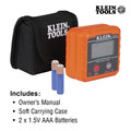 Levels | Klein Tools 935DAG Cordless Digital Angle Gauge and Level Kit image number 3