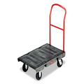  | Rubbermaid Commercial FG443600BLA 24 in. x 48 in. 2000 lbs. Capacity Heavy-Duty Platform Truck Cart - Black image number 1
