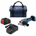 Angle Grinders | Factory Reconditioned Bosch GWX18V-13PB14-RT 18V PROFACTOR Brushless Lithium-Ion 5 in. - 6 in. Cordless X-LOCK Angle Grinder Kit with No Lock-On Paddle Switch (8 Ah) image number 0