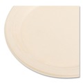 Food Service | Boardwalk BWKPLATE9NPFA 9 in. Diameter Bagasse PFAS-Free Dinnerware Plate - Tan (500/Carton) image number 9