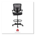  | Alera ALEEL4614 Elusion Series Mesh Stool with 22.6 in. to 31.6 in. Seat Height - Black image number 8
