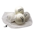 Toys | Champion Sports RXLUMSET Rhino Skin 6.3 in. Diameter Luminous Dodgeball Set - Luminous White/Blue (6/Set) image number 6