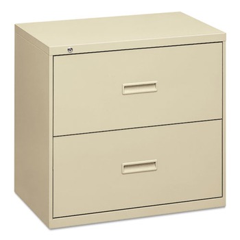 HON H432.L.L 400 Series 30 in. x 18 in. x 28 in. 2 File Drawers, Lateral File - Putty