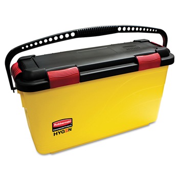 PRODUCTS | Rubbermaid Commercial HYGEN FGQ95088YEL HYGEN 6.8 Gallon Plastic Charging Bucket (Yellow)