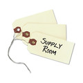  | Avery 12603 11.5 pt. Stock 3.75 in. x 1.88 in. Double Wired Shipping Tags - Manila (1000-Piece/Box) image number 3