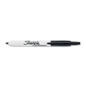 Office Jansan | Sharpie 32701 Fine Bullet Tip Retractable Permanent Marker - Black (1-Dozen) image number 2