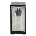 Just Launched | San Jamar H900BK 3-3/4 in. x 4 in. x 7-1/2 in. Capacity: 150, Tall Fold, Tabletop Napkin Dispenser - Black image number 1