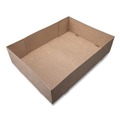 Food Trays, Containers, and Lids | SCT 1268 13.5 in. x 9.88 in. x 3.38 in. Kraft Paper Donut Trays - Brown (150/Carton) image number 2
