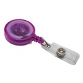 Office & Office Supplies | SICURIX BAU68884 30 in. Extension ID Slide-Style Belt Clip Card Reels - Blue/Purple/Red/Translucent (4/Pack) image number 5