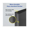 Office Jansan | Avery 79699 Heavy-Duty 1 in. Capacity 11 in. x 8.5 in. 3 Ring View Binder with DuraHinge and One Touch EZD Rings - Black image number 5