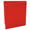 Universal UNV30403 11 in. x 8.5 in., 0.5 in. Capacity, 3 Rings Economy Non-View Round Ring Binder - Red image number 2