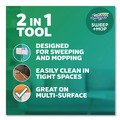 Cleaning & Janitorial Supplies | Swiffer 80810204 Sweep and Mop 12.4 in. x 2.95 in. 2-in-1 Dry/Wet Floor Mopping and Sweeping Kit - Silver Plastic Handle (6/Carton) image number 8