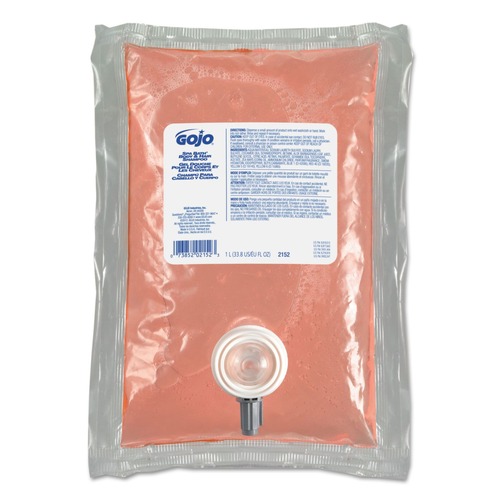 Just Launched | GOJO Industries 2152-08 Spa Bath Body & Hair Shampoo, Rose, Herbal Scent, NXT 1000 ml Refill, 8/Carton image number 0
