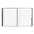 Notebooks & Pads | Blueline A6016.01 NotePro 9.25 in. x 7.25 in. Sheets Medium/College Rule 1-Subject Notebook - Pink/Gray Cover image number 2