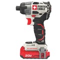 Impact Drivers | Porter-Cable PCCK647LBPCC650B-BNDL 20V MAX Lithium-Ion Cordless Jigsaw and 20V MAX Brushless Lithium-Ion Cordless Impact Driver Kit with 2 Batteries (1.5 Ah) Bundle image number 8