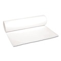 Boardwalk H8647HWKR01 Low-Density 56 Gallon 0.6 mil 43 in. x 47 in. Waste Can Liners - White (100/Carton) image number 0