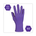 Disposable Gloves | Ansell 55084 6 mil Thick 9.5 in. Long Powder-Free PURPLE NITRILE Exam Gloves - Extra Large, Purple (90/Box) image number 2