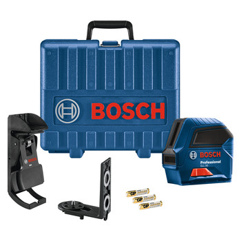 LASER LEVELS | Factory Reconditioned Bosch GLL50HC-RT Self-Leveling Cordless Cross-Line Laser