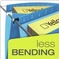 File Folders | Pendaflex 59203 1/5-Cut Tabs 3 in. Capacity 1 Section Letter Size SureHook Reinforced Extra-Capacity Hanging Box File - Blue (25/Box) image number 4