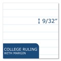 Notebooks & Pads | Roaring Spring 10381 10.5 in. x 8 in. 180-Sheets 5-Subject Medium/College Rule Subject Wirebound Notebook - Assorted Cover Colors (12/Carton) image number 7
