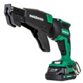 Metabo HPT Clearance | Metabo HPT W18DAQBM 18V MultiVolt Lithium-Ion Brushless Cordless Drywall Screw Gun Kit with Collated Screw Magazine (2 Ah) image number 2