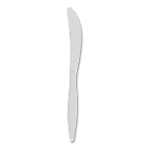 Just Launched | Boardwalk BWKKNIFEMWPP Mediumweight Polypropylene Knife - White (1000/Carton) image number 0