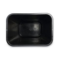 Just Launched | Boardwalk 3485203 41 Quart Plastic Soft-Sided Wastebasket - Black image number 3