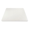 Cleaning & Janitorial Supplies | Deflecto CM14442FAM Medium Pile Carpet Rectangular 60 in. x 46 in. Antimicrobial Chair Mat - Clear image number 1